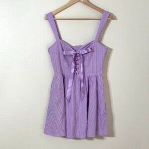 Sugar Thrillz Dolls Kill Lavender Purple Lace Up Dress Rapunzel Costume Tangled